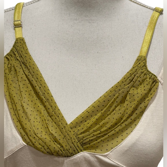 NWT Bai Amour short sleeve dress. White Green Floral Lined Multi layer. Small - Picture 10 of 12